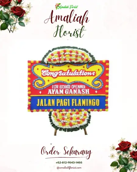 Sewa Papan Bunga Tegongan
